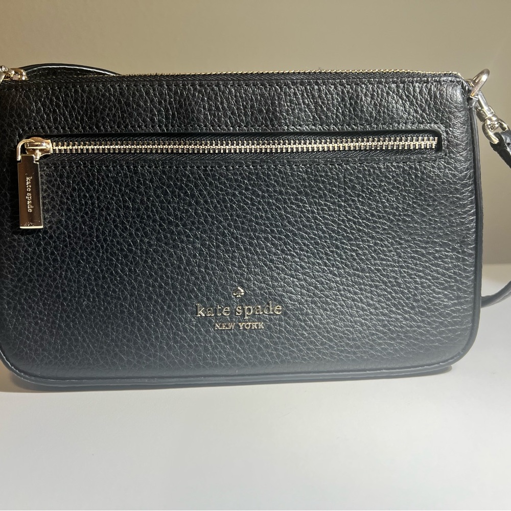 Kate Spade Black Pebbled Leather Crossbody